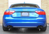 AWE Track Edition Exhaust System for B8 S5 4.2L - Chrome Silver Tips - out of package